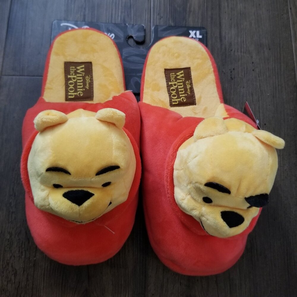 Disney Winnie The Pooh Plush Slippers